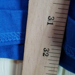 Elegant Shirt Mens 4XL Blue Super Heavy Cotton Big Tall Basic Tee Crewneck