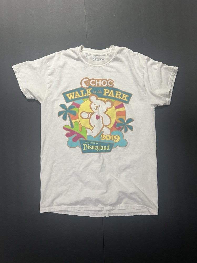 Disneyland 2019 Choc Walk in the Park cotton t-shirt ‘ Size M stains as shown