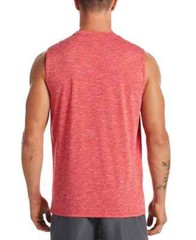 NWT NIKE MEN’S HYDROGUARD Tank Top Swim T-Shirt Heather Red