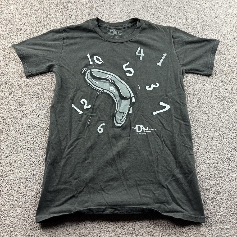 The Dalí Museum Salvador Dalí Melting Clock Graphic T-Shirt Mens Size Small