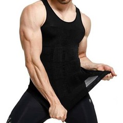 Men’s Slimming Vest Body Shaper Abs Abdomen Compression Shirt Workout Tank Tops
