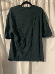 Duluth Shirt Mens XL Soild Hunter Green Crew Neck Relaxed fit Longtail casual