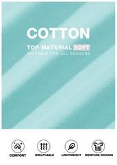 Men’s Pocket Shirts Short Sleeve Lightweight Cotton Summer Tops Performance Tee