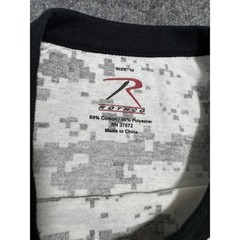 Rothco Mens Digital Camo T-Shirt White Gray Black Tactical Pixelated Size M