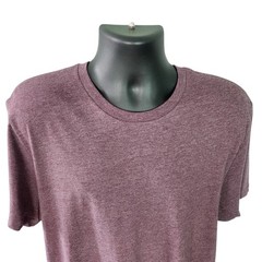 J Crew Factory Mens Washed Jersey Short Sleeve Tee 2X Heather Purple/Plum