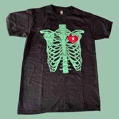My Chemical Romance Skeleton Heart T-Shirt MCR NWT Medium
