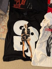 10X Two In The Shirt “Tits” Tees New All XL READ 8 TAGS 2 WITHOUT BUT NEW RARE