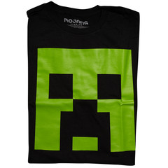 Minecraft Fear The Creeper Glow in Dark 2 Piece Adult T-Shirt Set