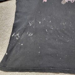 Vintage Y2K Sean John T Shirt Adult Size XL Black Paint Splatter