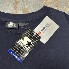 NWT Vintage Starter Logo 3M Navy T shirt Men Size Medium