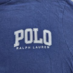 Polo Ralph Lauren Mens Custom Slim Fit Graphic T-Shirt Navy Blue Large