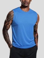 3pcs Tank Top Gym Sleeveless Running Quick Dry Breathable Vest Multipack 4XL