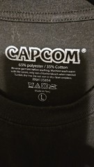 MEN’S CAPCON GRAPHIC STREET FIGHTER T-SHIRT SIZE Large BLACK
