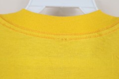 Vintage 70s Streetwear Mens Medium Florida Beach Sunset Bird T-Shirt Yellow USA