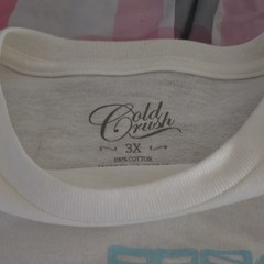 Crush women’s 3X White Cotton Knit Crew Neck Graphic T-Shirt “His Grace”