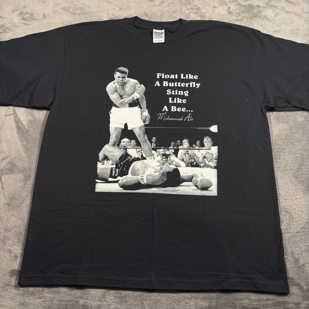 Vintage Muhammad Ali Float Like A Butterfly Sting Like A Bee T-Shirt Men’s XL