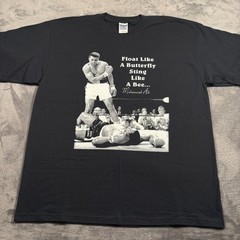 Vintage Muhammad Ali Float Like A Butterfly Sting Like A Bee T-Shirt Men’s XL