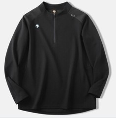 Descente Half Zipper Quick Drying Huagefu Long Sleeves T-shirt