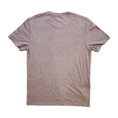New DC Comics Distressed Batman Logo Mens Medium Soft Light Heather Grey Tee