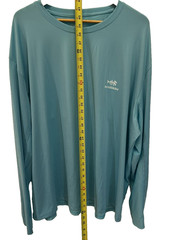 Huk Performance Fishing Men’s Long Sleeve Shirt Blue Size 4XL UPF Sun Protection
