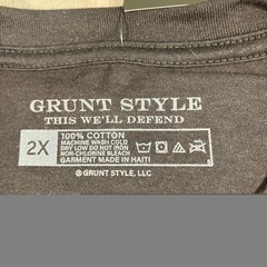 Grunt Style NWT GS5125-2XL Unapologetically 2A Men’s Black T-Shirt