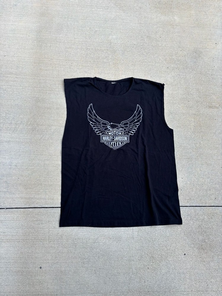 Vintage Harley-Davidson Beijing, China Eagle Muscle Tank Top