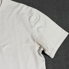 BYLT Basics Drop Cut Lux T-Shirt Mens XL White Short Sleeve Curved Hem Crew Neck