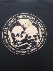 SOL’S REGENT 11380 Unisex All Ages Records LondonGraphic T-Shirt Black