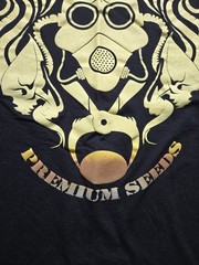 G13 Labs T-Shirt Size Large Black Pot Leaf Marijuana Weed Premium Seeds Gas