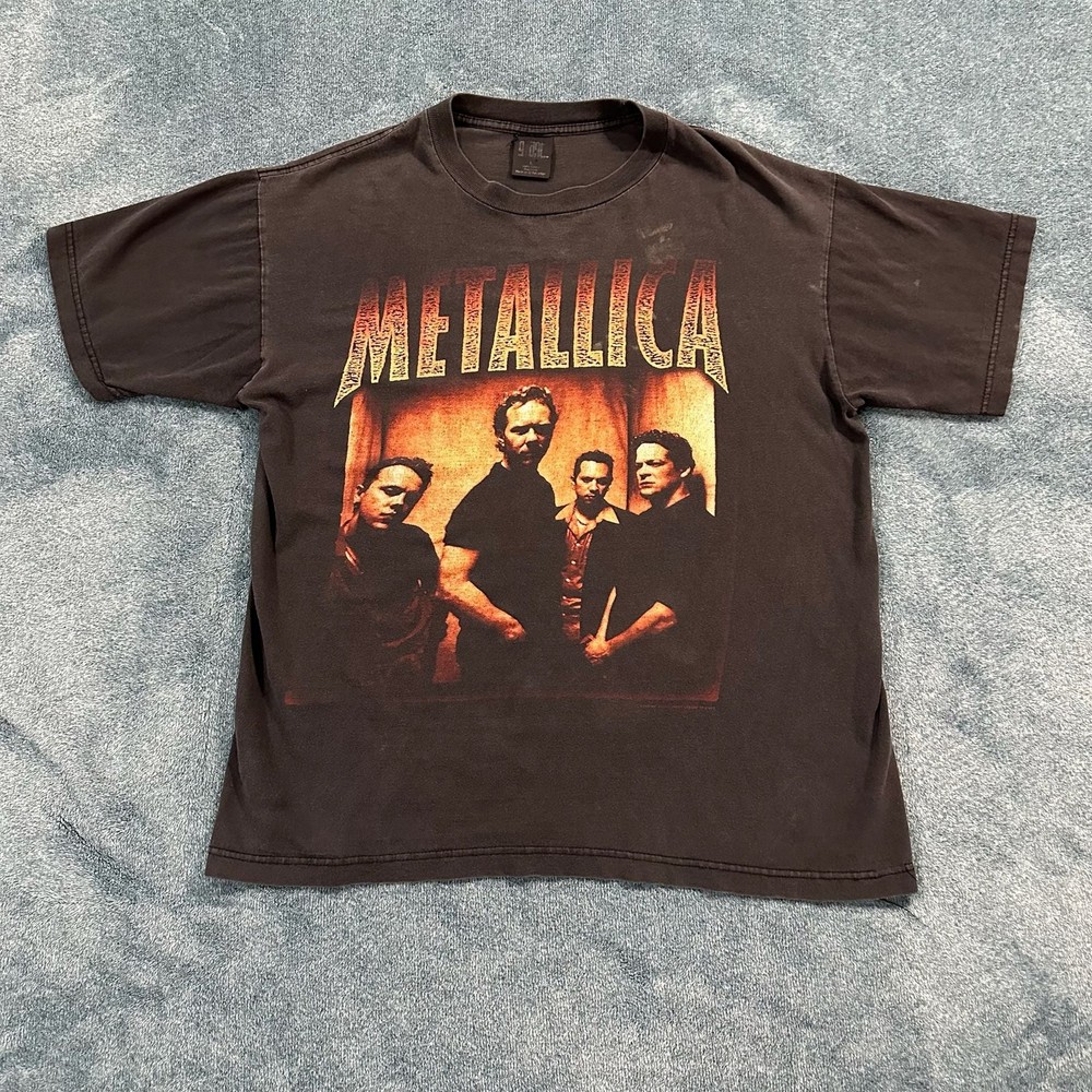 Vintage 1998 Metallica Summer North America Tour Band T-Shirt Black Size L