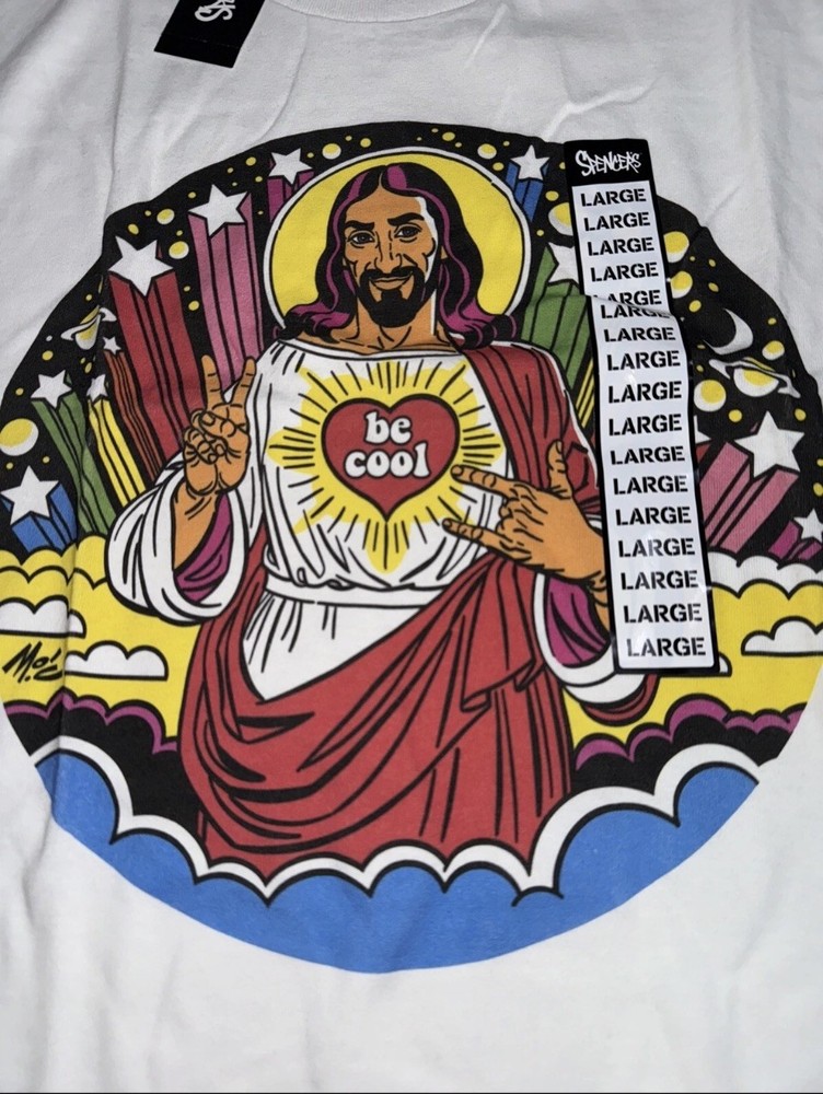 Men’s Size Large “Be Cool” T Shirt – Mitch O’Connell. Spencers. NEW