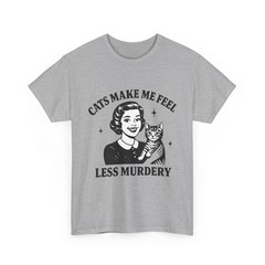 Vintage Style Pin-Up Murderous Housewife Graphic T-Shirt