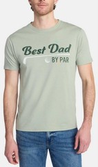 Father’s Day Men’s Best Dad By Par Graphic Tee by Way to Celebrate, Golf 3XL