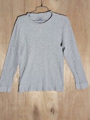 Jachs MFG Thermal Waffle Knit Shirt Gray Long Sleeve Men’s Size M