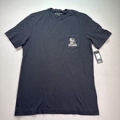 Travis Mathew Lost Cave Pocket Tee Shirt ~ Black ~ Size M ~ NWT