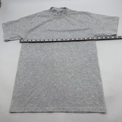 VTG Cal Cru T-shirt Men S Gray Solid Single Stitch In USA.#41583