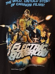 Electric Boogaloo Cannon Films Documentary T-shirt Medium Bronson Stallone