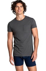 Fruit Of The Loom Men’s 6pk Pocket Tees Size L New Moisture Wicking Eversoft