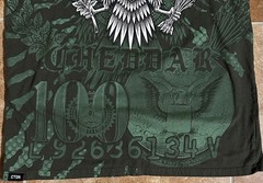 Y2K Contender Cheddar Money 100 Dollar Bill Green Short Sleeve Crew XL Tee Shirt