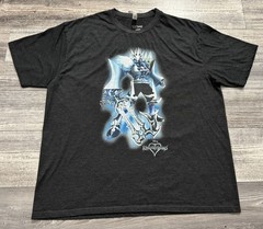 Disney Kingdom Hearts Game No Heart Shirt Mens 2XL Gray Square Enix Short Sleeve