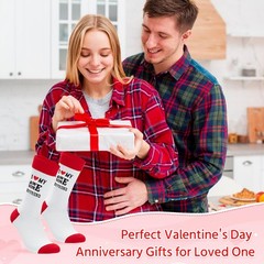 Couples Socks, I Love My Psychotic Girlfriend, Boyfriend Gift, Valentines