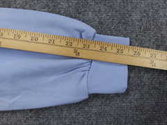 Unbranded T-Shirt Mens Large Blue Turtleneck Long Sleeve Cotton Polyamide