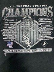 Vintage Chicago White Sox Shirt Mens Large Black Champions MLB Baseball 2000 Y2K