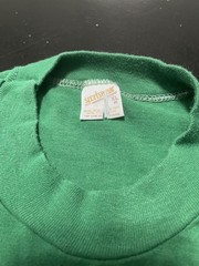 Vintage 80s Dress Shirt Tie Novelty T-Shirt, Green, Size: XL (Fits Modern S/M)