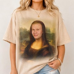 Funny Erling Haaland Mona Lisa Meme Shirt