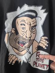Vtg Mancow Muller XL T-Shirt Rock 103.5 Q101 Radio Turd The Bartender