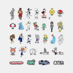 Nintendo TOKYO Rhythm Heaven Complete Collection Set T-Shirt Coaster Bag Goods