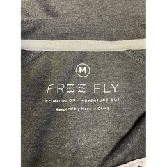 Free Fly Mens Bamboo Flex Henley Long Sleeve Shirt Gray Gorpcore Baselayer M