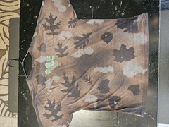 State Run Men’s Brown Bleached Camo Crew Neck Short Sleeve Logo T-Shirt 2XL