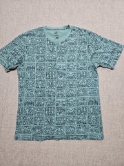 Keith Haring SPRZNY MOMA Graphic T-Shirt Medium Grn / Blu Short Sleeve Pop Art